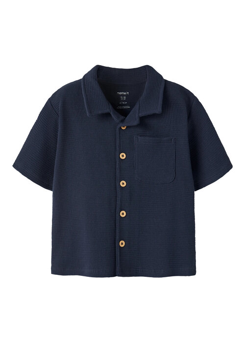 Name it name it NMMHARVE SS NREG SHIRT Navy Blazer