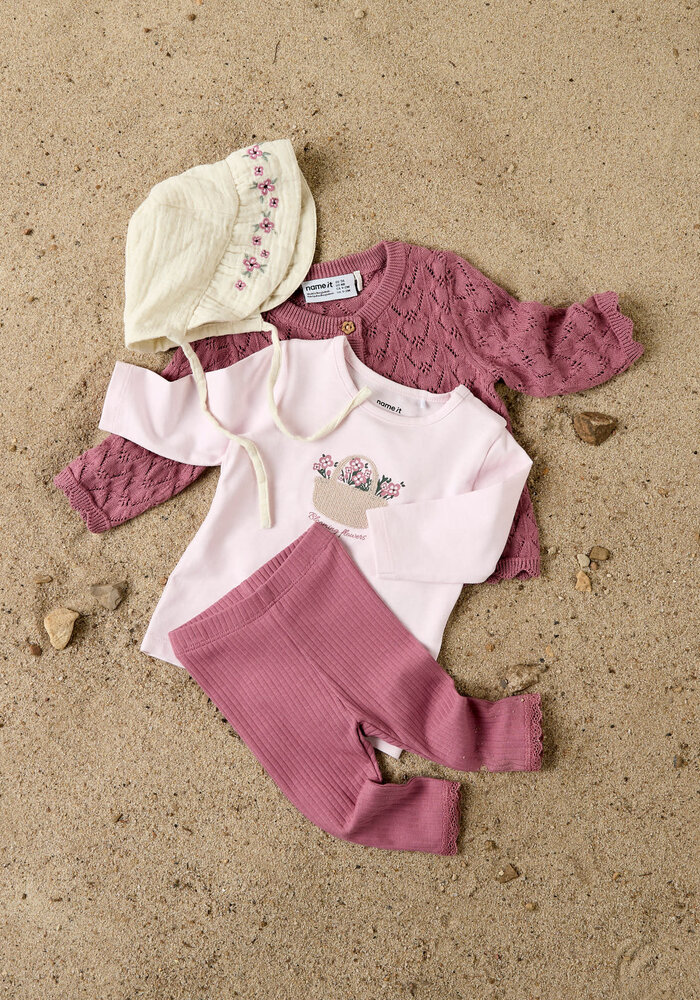 name it NBFHALLIE LEGGING Mesa Rose