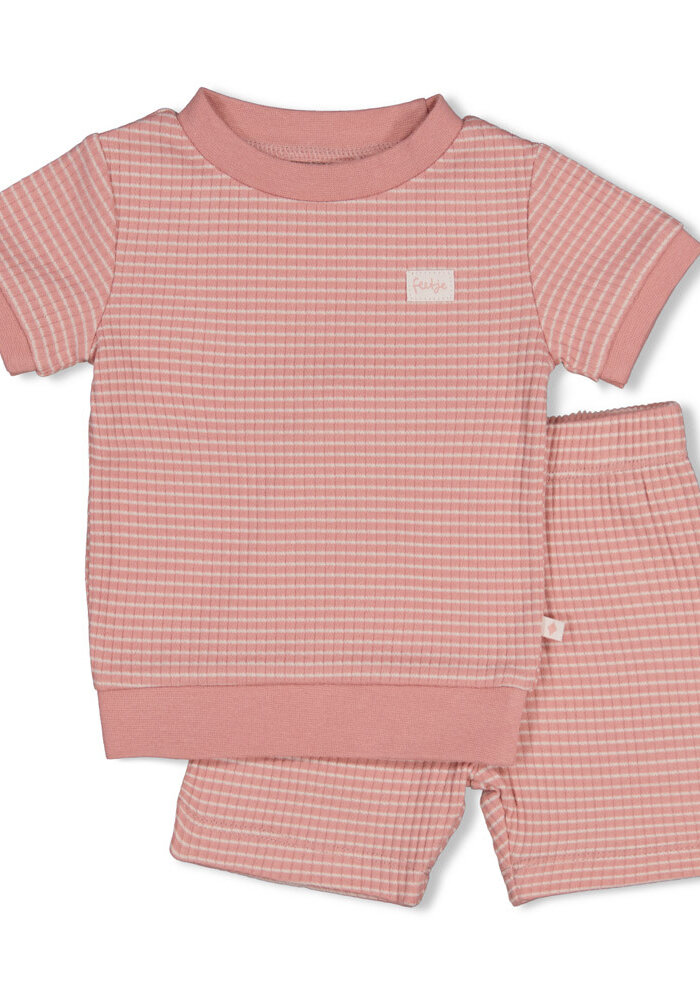 Feetje Shortama wafel - Summer Special Mauve