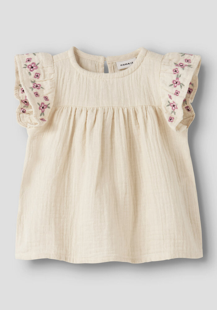 name it NBFHIMMAS SS TUNIC Almond Milk