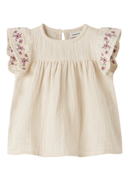 Name it name it NBFHIMMAS SS TUNIC Almond Milk