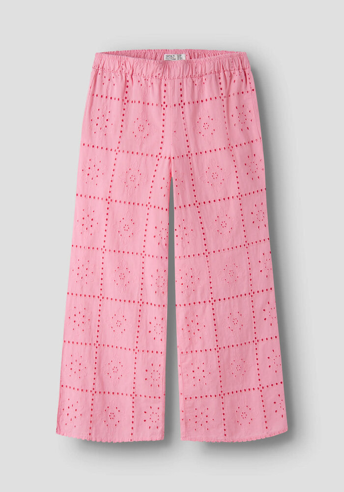 name it NKFHIBA WIDE PANT Pink Drink