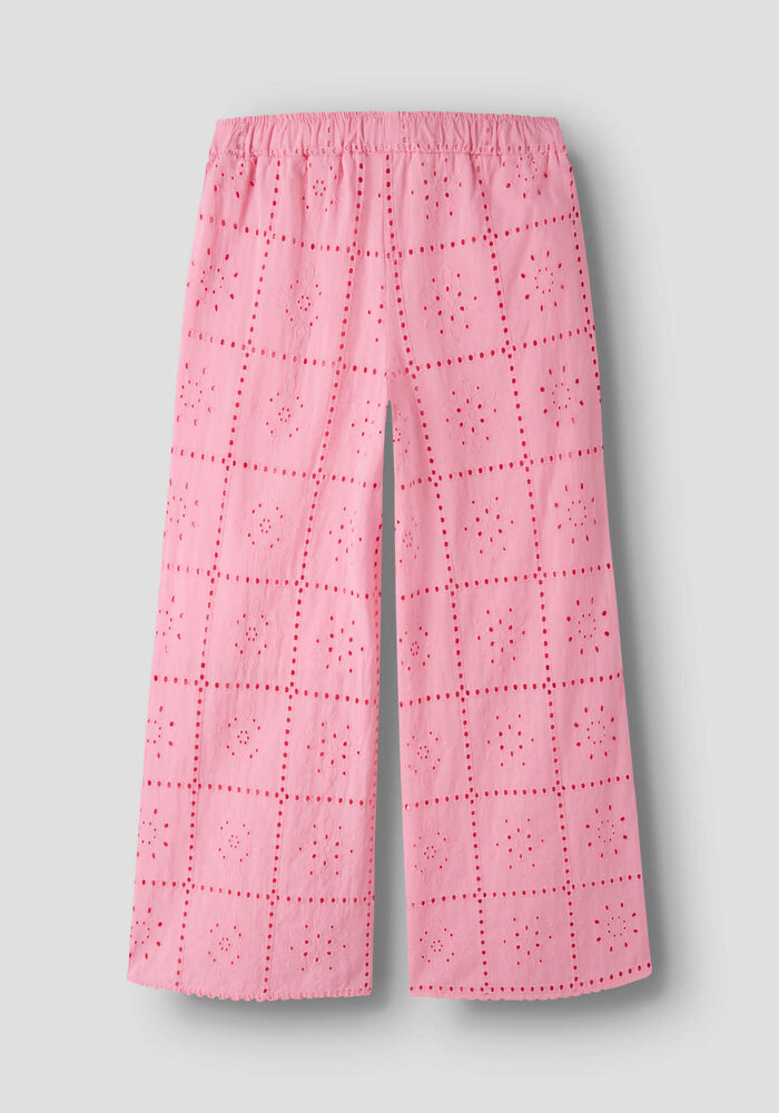 name it NKFHIBA WIDE PANT Pink Drink