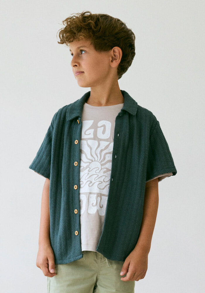 name it NKMJOVE SS NREG SHIRT Garden Topiary