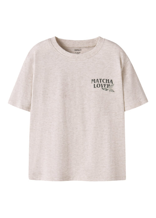 Name it name it NKFJOLIZA SS NREG TOP BOX Peyote Melange