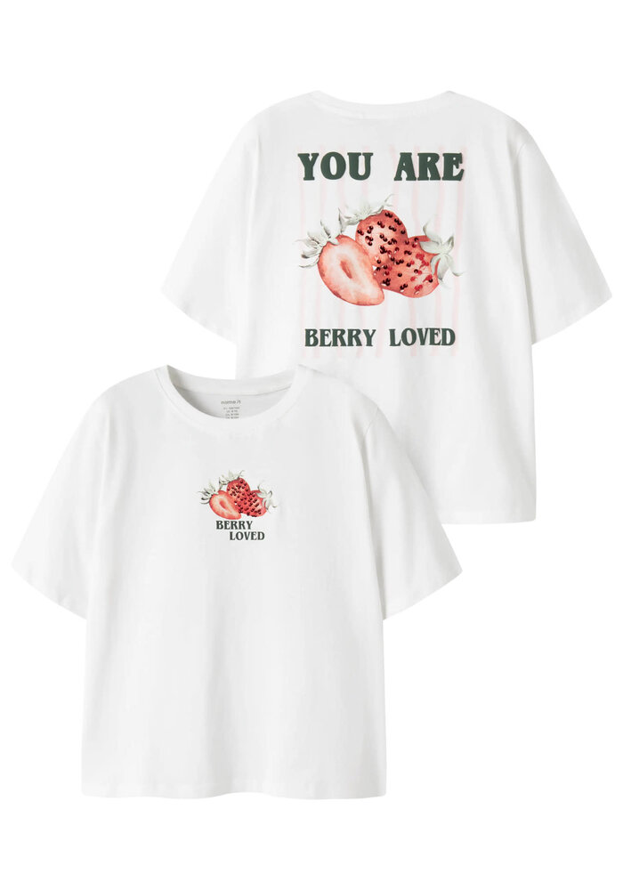 name it NKFJOLIZA SS NREG TOP BOX Bright White