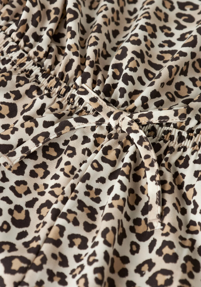 name it NMFVINAYA SS  PLAYSUIT Turtledove LEOPARD