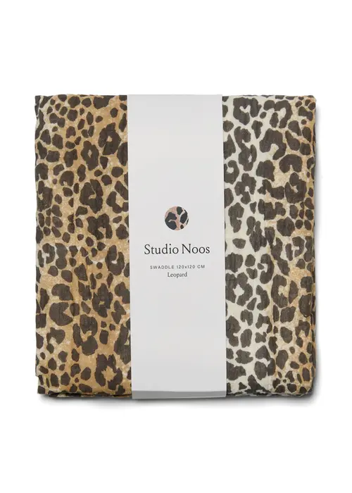 Studio Noos Studio Noos Hydrofiele Doek Leopard – Large