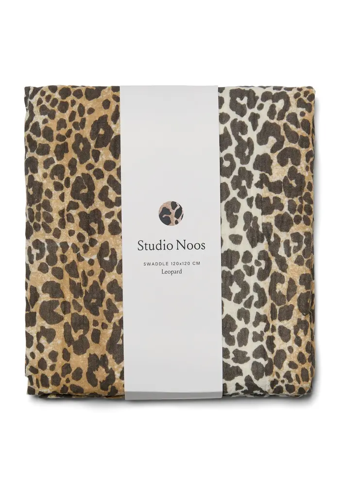 Studio Noos Hydrofiele Doek Leopard – Large