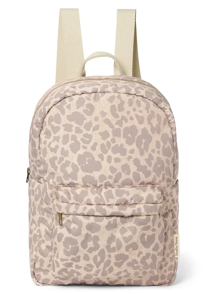 Studio Noos Tonal Leopard Puffy Midi Backpack