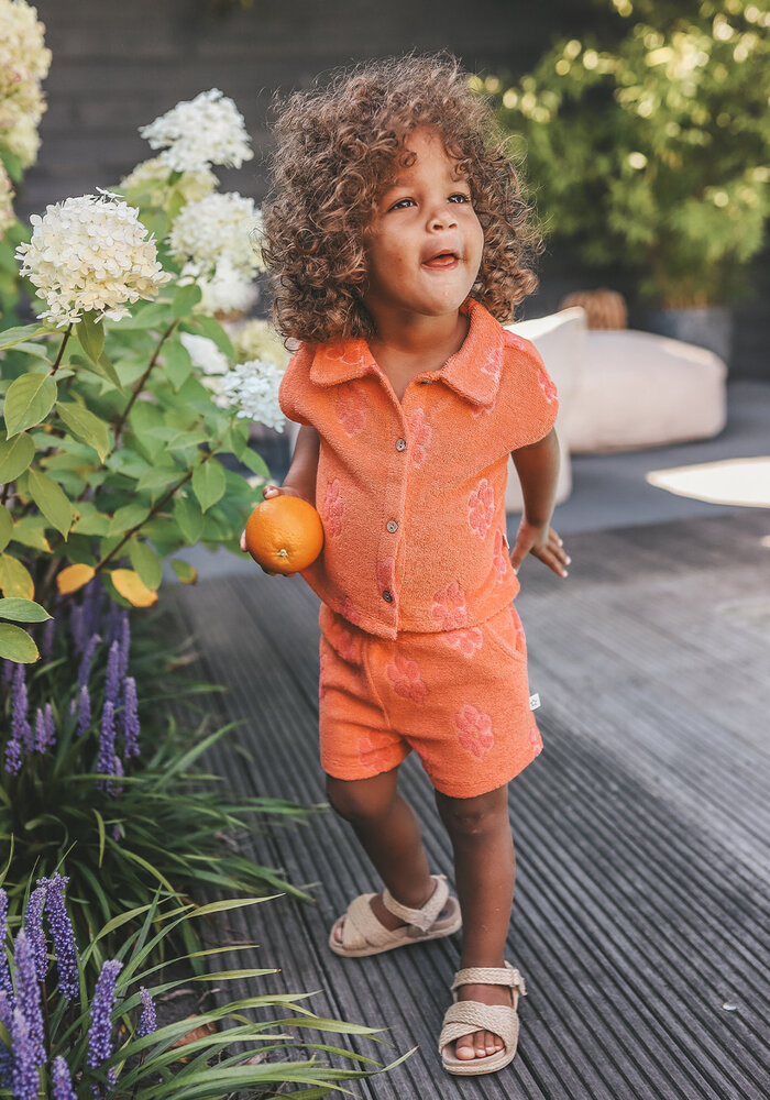 Your Wishes Flower Terry | Shorts Coral