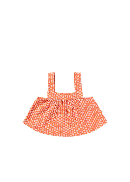 Your Wishes Your Wishes Broderie | Summer Top Coral
