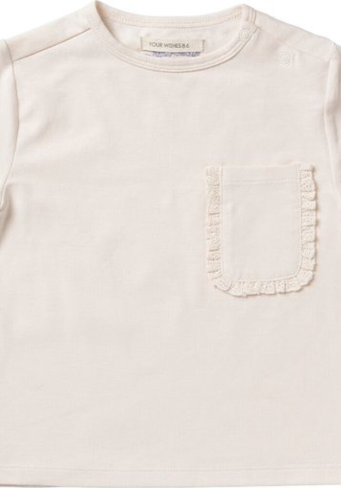 Your Wishes Solid | Pocket Shirt Ecru