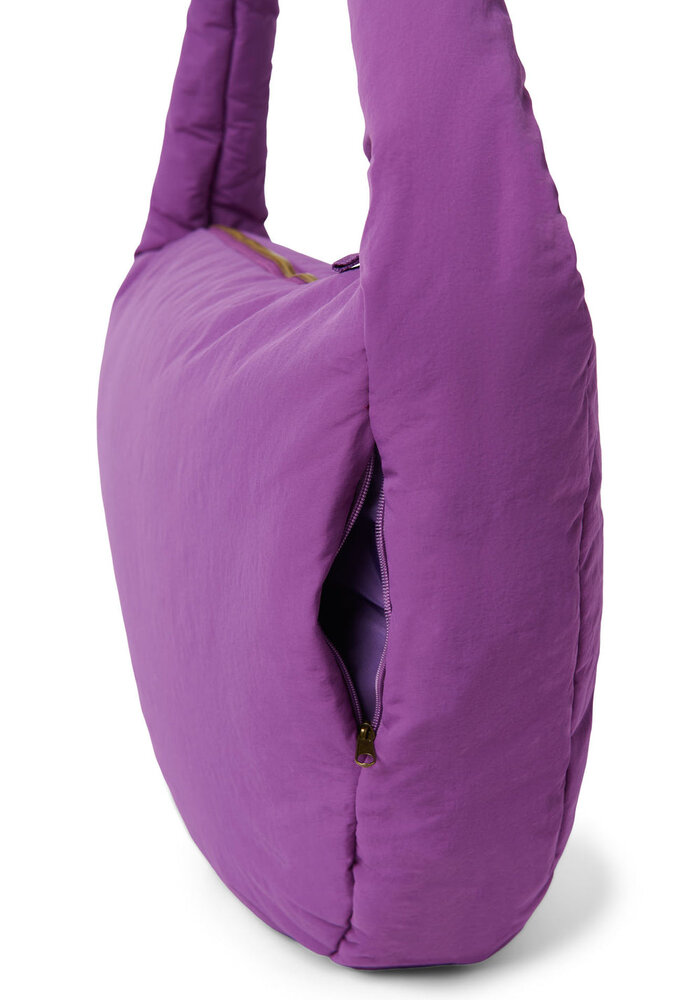 Studio Noos Puffy Crossbody Bag Purple Textured