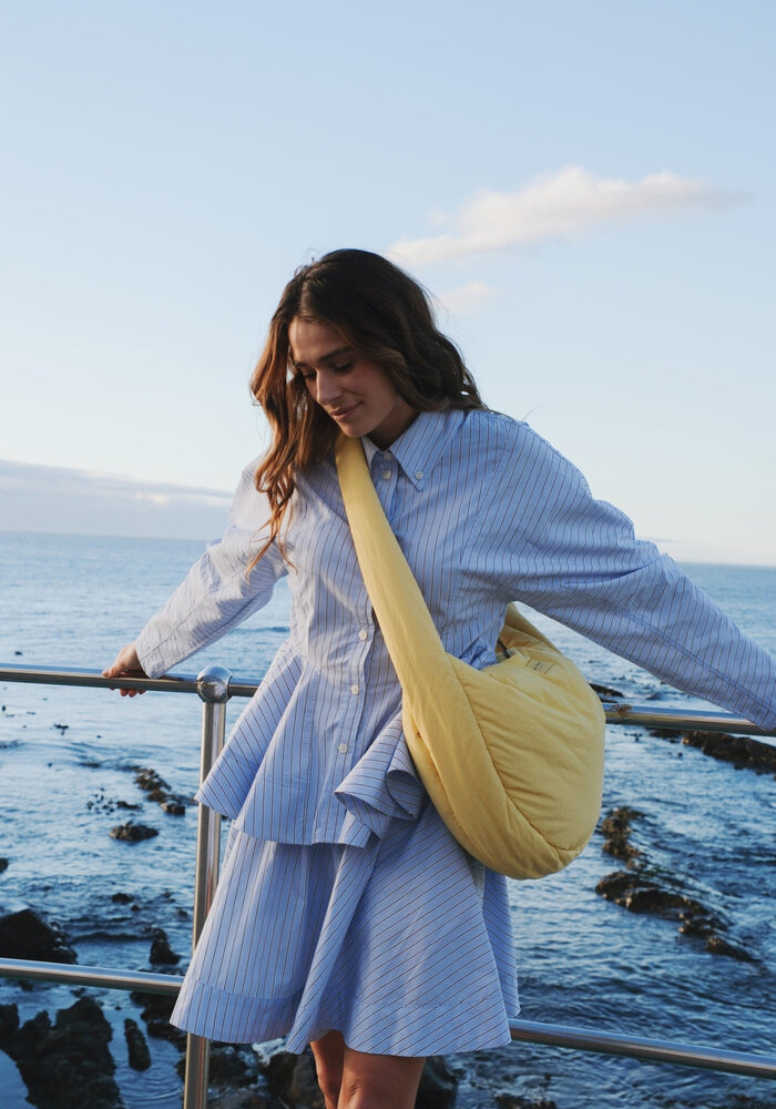 Studio Noos Puffy Crossbody Bag Butter Yellow Textured