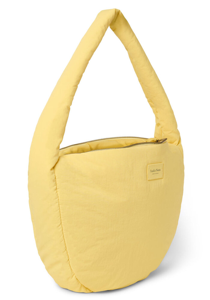 Studio Noos Puffy Crossbody Bag Butter Yellow Textured