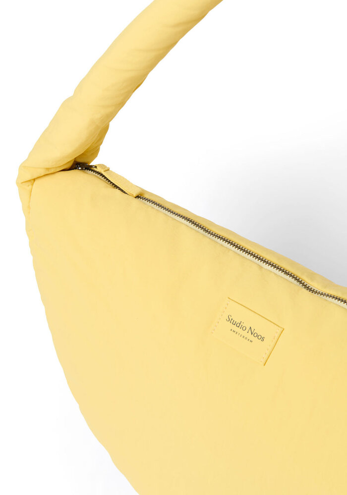 Studio Noos Puffy Crossbody Bag Butter Yellow Textured