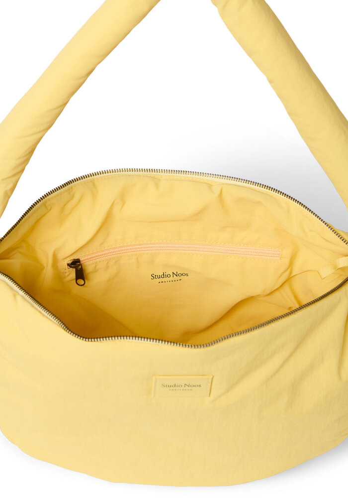 Studio Noos Puffy Crossbody Bag Butter Yellow Textured