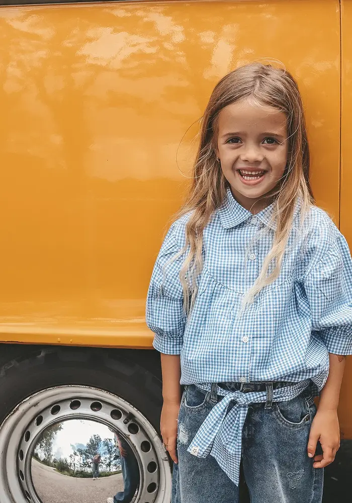 Your Wishes Vichy Blue | Shirt Allure