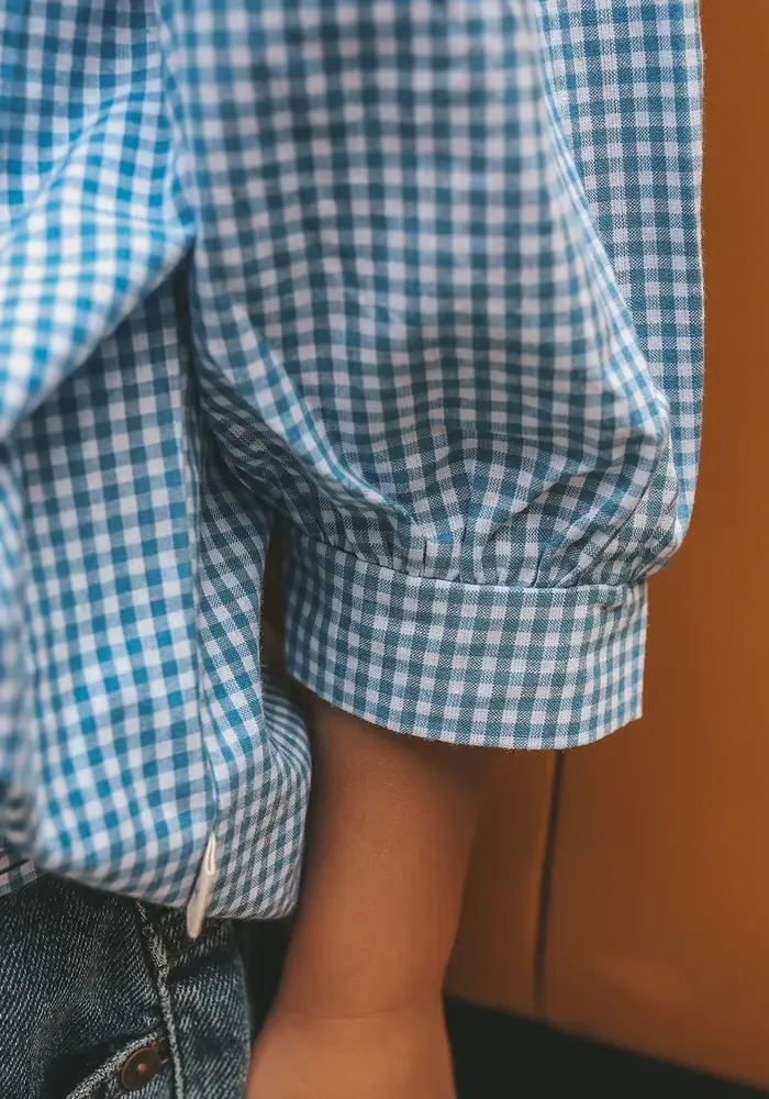 Your Wishes Vichy Blue | Shirt Allure