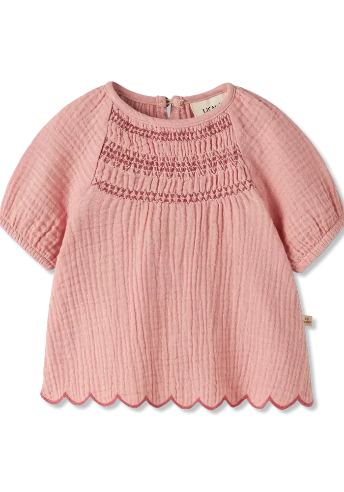 Lil' Atelier NBFHIBA SS LOOSE TOP LIL Rose Tan