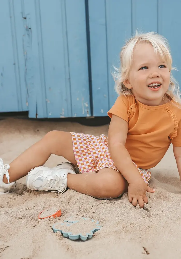 Your Wishes Mini Check | Wide Shorts Multicolor