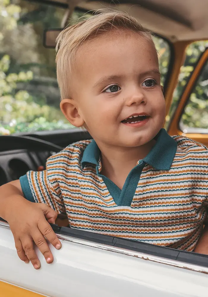 Your Wishes Warp | Casual Polo Multicolor