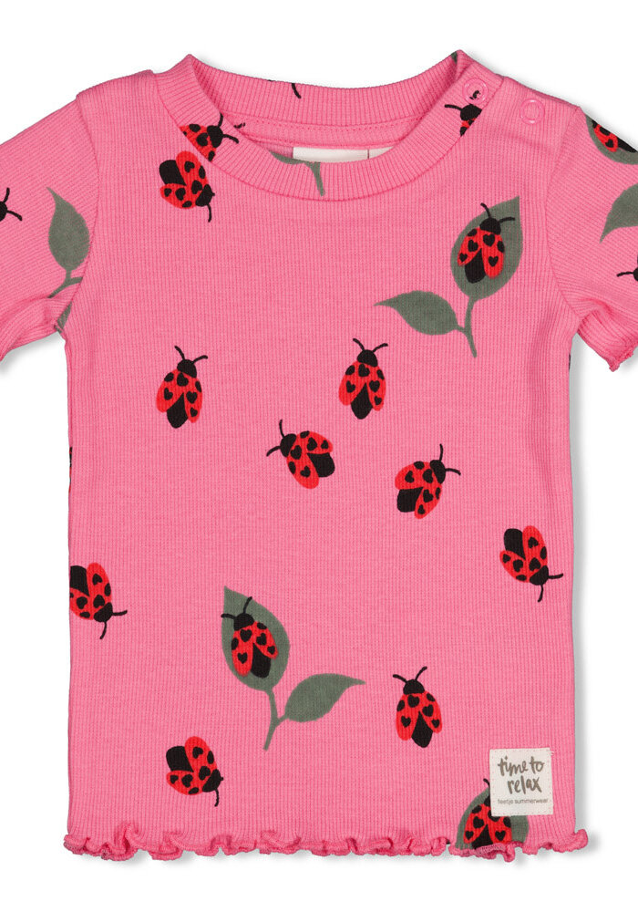 Feetje Lily Ladybug - Premium Summerwear by Feetje Roze
