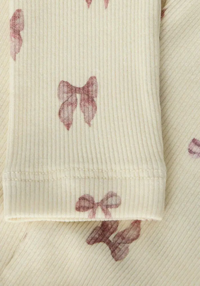 Lil' Atelier NBFGAVO EFI SLIM LEGGING LIL NOOS Turtledove/BOW