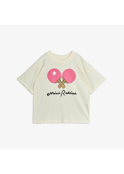 Mini Rodini Mini Rodini Table tennis sp ss tee White