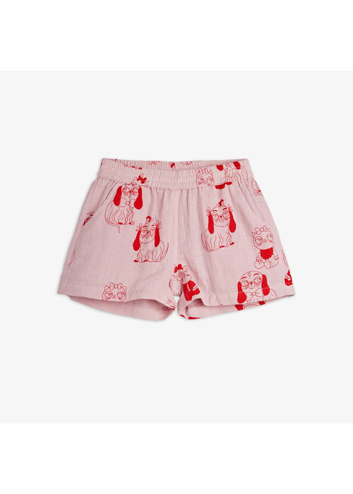 Mini Rodini Mini Rodini Minibabies aop woven shorts Pink