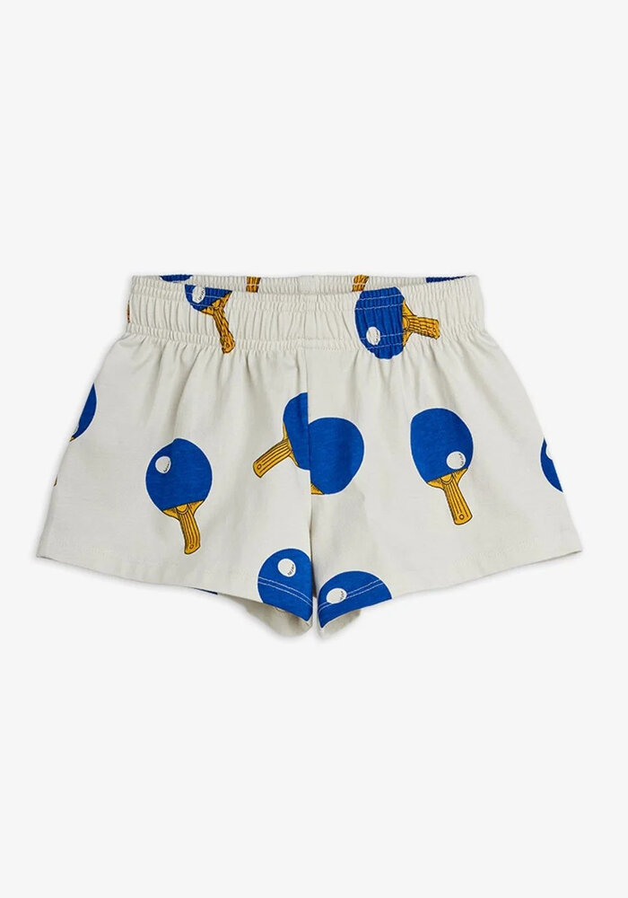Mini Rodini Table tennis aop shorts Grey