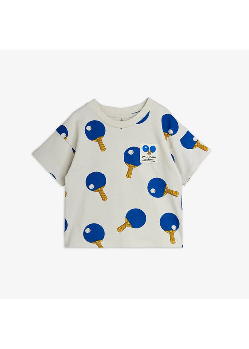Mini Rodini Mini Rodini Table tennis aop ss tee Grey