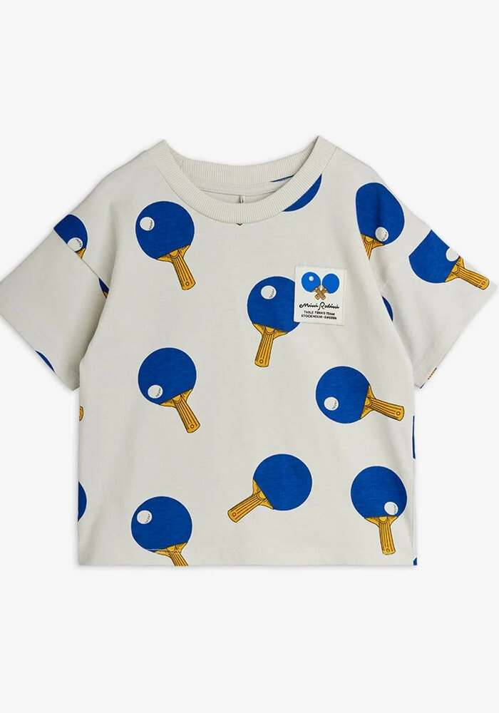 Mini Rodini Table tennis aop ss tee Grey