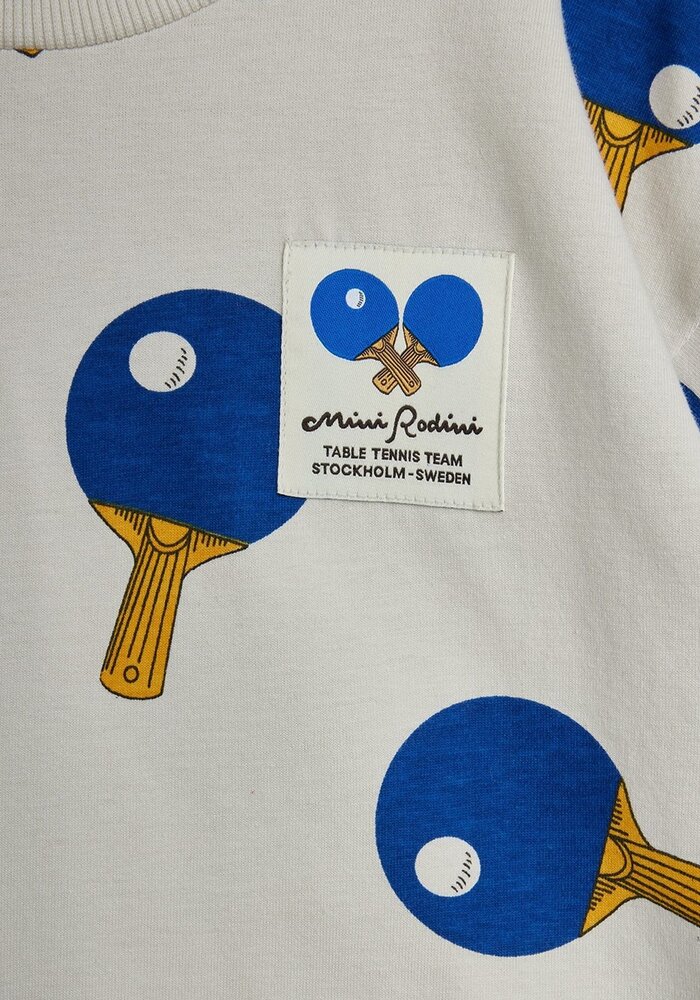 Mini Rodini Table tennis aop ss tee Grey