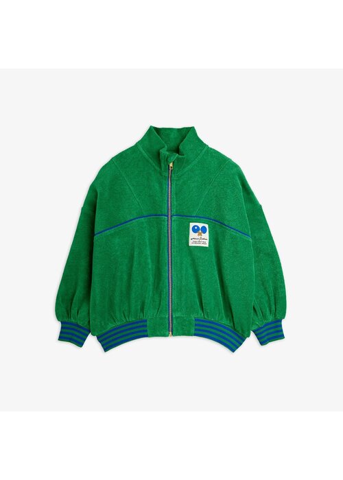 Mini Rodini Mini Rodini Table tennis patch terry cardigan Green