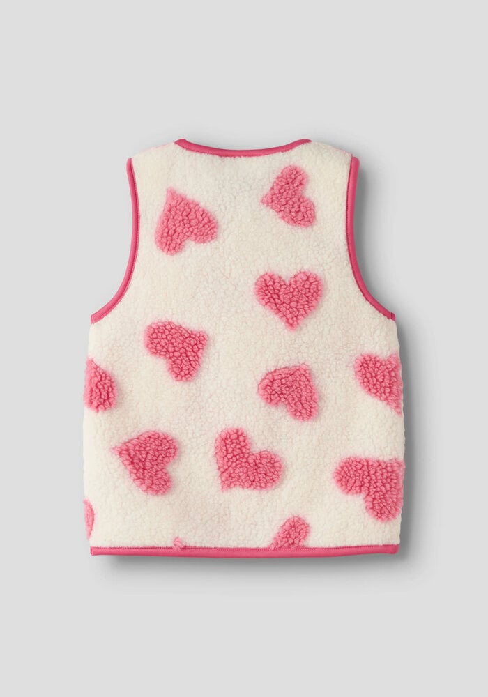 Name It NMFLARA TEDDY VEST Antique White