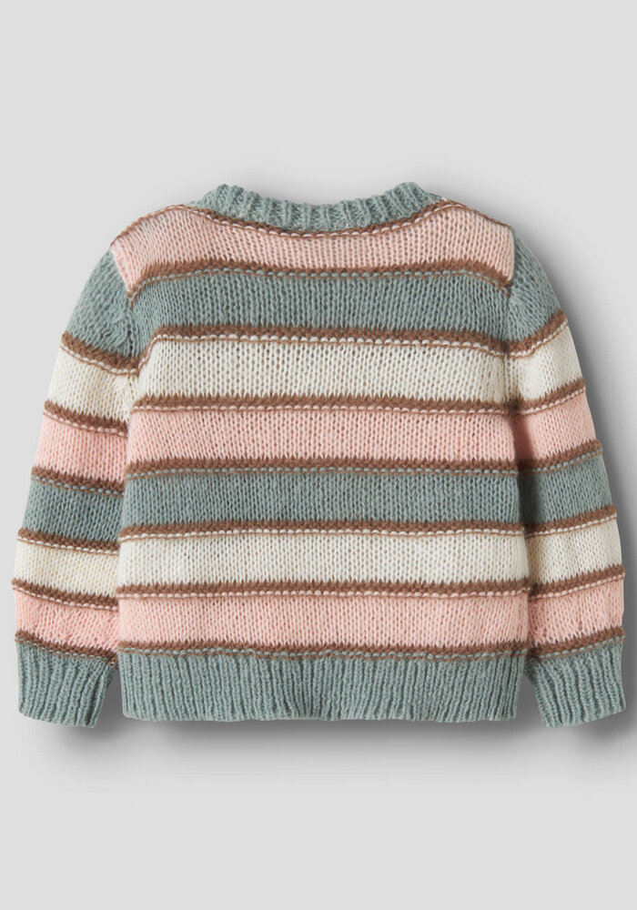 Name It NMFLERNORT LS KNIT Green Milieu
