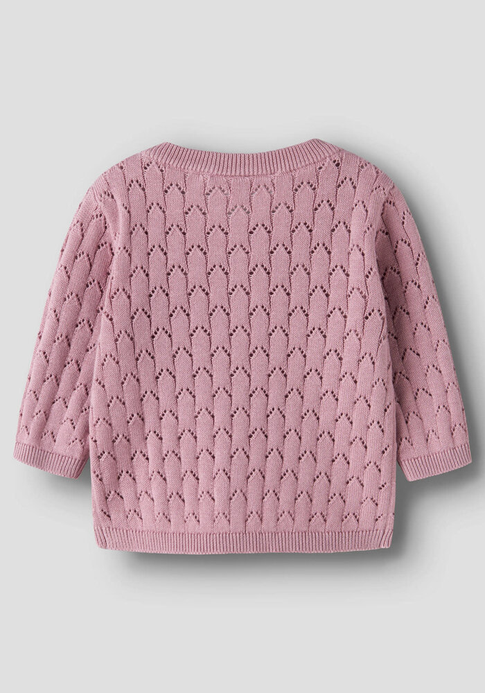 Name It NBFLUNNA LS KNIT CARD Lilas