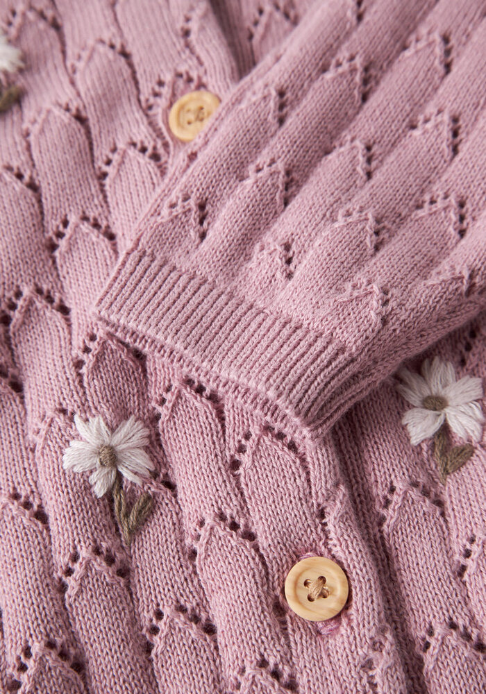Name It NBFLUNNA LS KNIT CARD Lilas