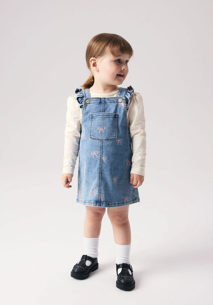 Name It NMFFAITH DNM AOP SPENCER 6202-ON K Medium Blue Denim BOW