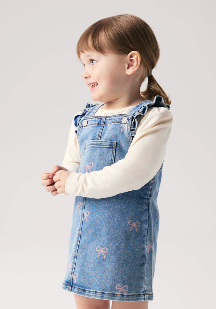 Name It NMFFAITH DNM AOP SPENCER 6202-ON K Medium Blue Denim BOW