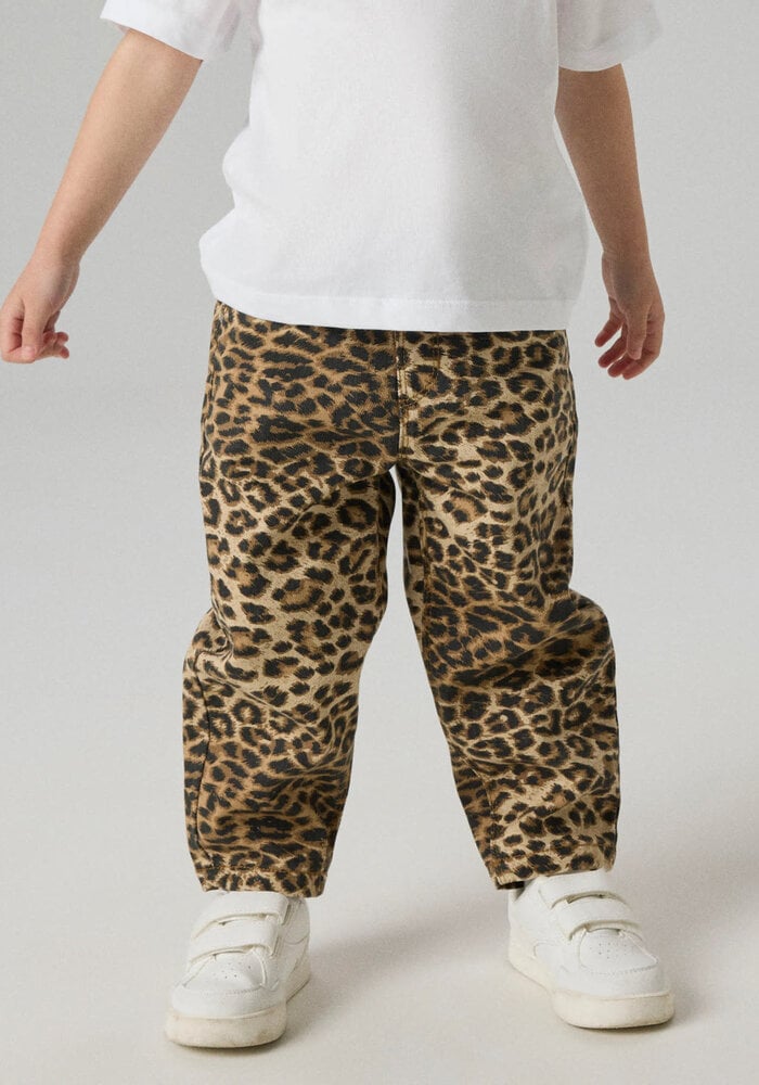 Name It NMFBELLA MOM TWI PANTS 4444-TD NOOS Silver Mink LEOPARD