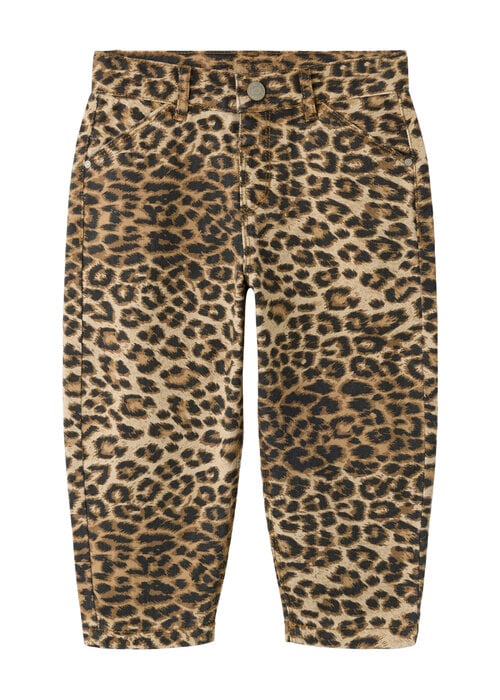 Name it Name It NMFBELLA MOM TWI PANTS 4444-TD NOOS Silver Mink LEOPARD