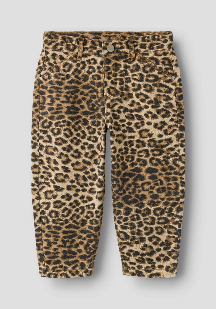 Name It NMFBELLA MOM TWI PANTS 4444-TD NOOS Silver Mink LEOPARD
