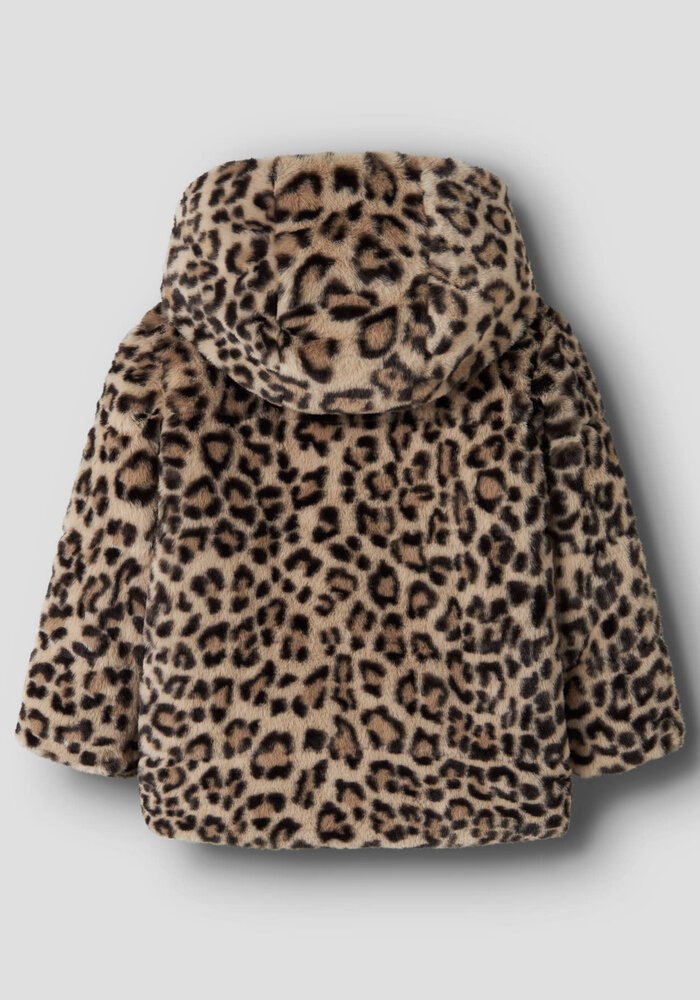 Name It NMFMILA JACKET W HOOD PB Humus LEO