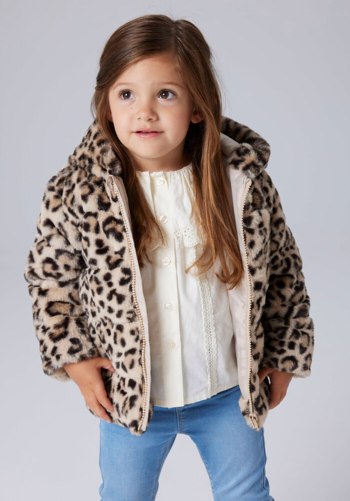 Name It NMFMILA JACKET W HOOD PB Humus LEO