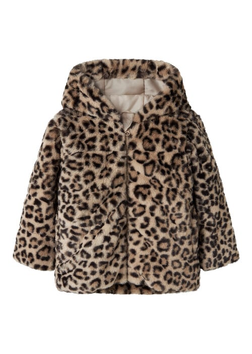 Name it Name It NMFMILA JACKET W HOOD PB Humus LEO