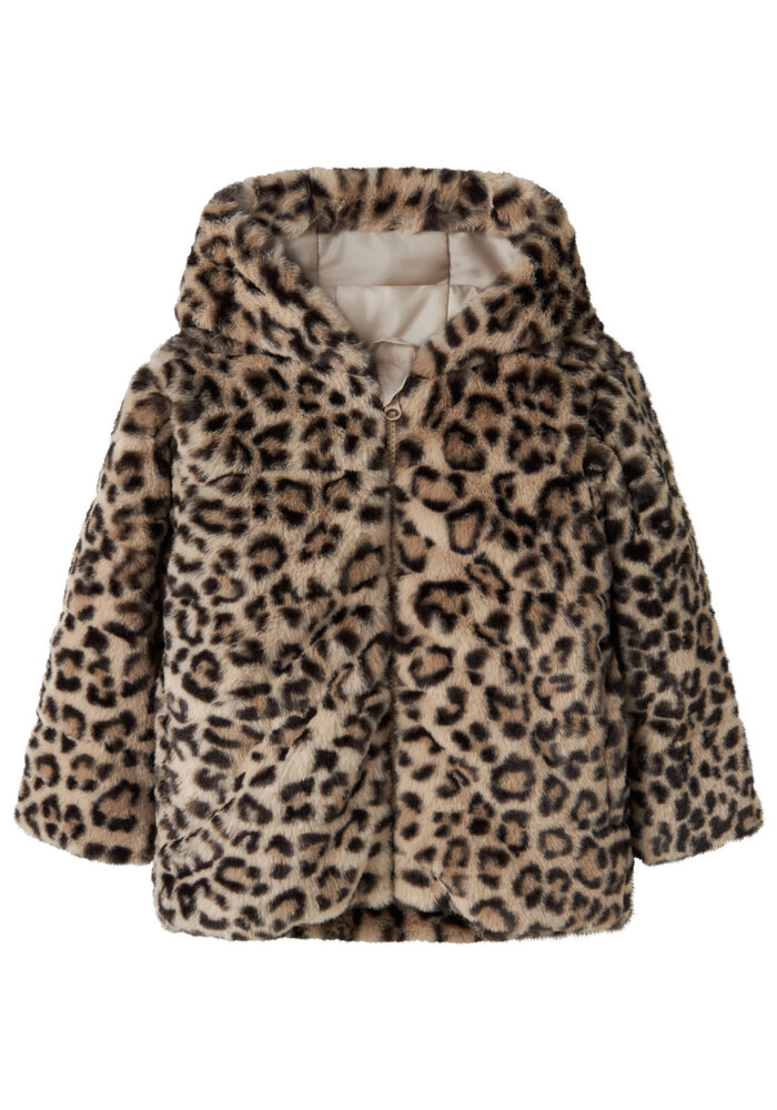 Name It NMFMILA JACKET W HOOD PB Humus LEO