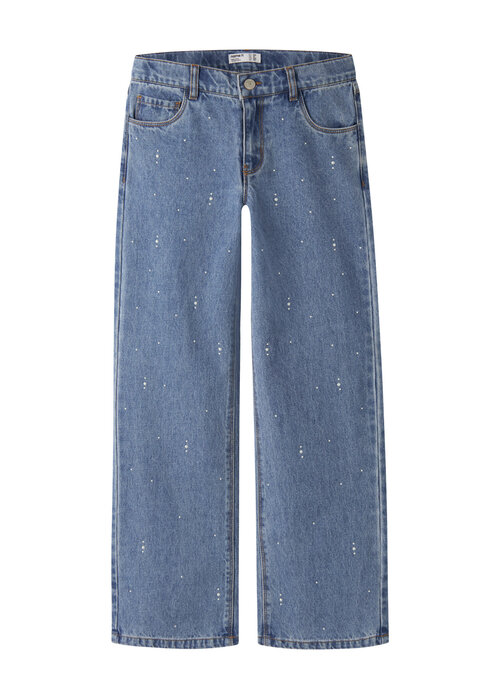 Name it Name It NKFROSE WIDE DECOR JEANS 4760-IM Medium Blue Denim